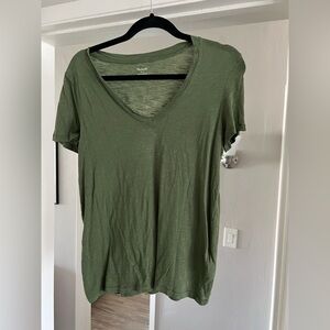 Madewell Green Relaxed Short Sleeve T-Shirt